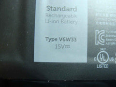 Dell Inspiron 14 5425 14" Genuine Battery 15V 54Wh 3420mAh V6W33 WV3K8