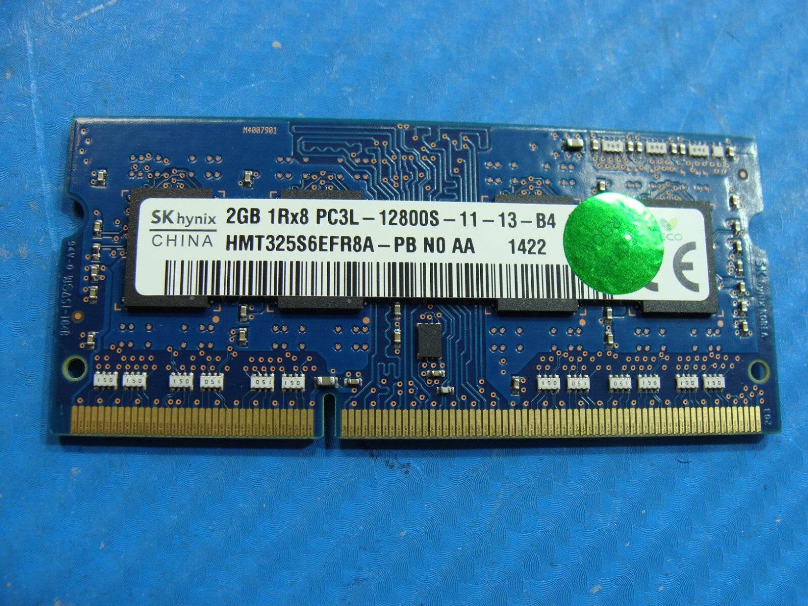 HP 15z-j100 SK Hynix 2GB 1Rx8 PC3L-12800S SO-DIMM Memory RAM HMT325S6EFR8A-PB - Tested Computer Laptop Parts