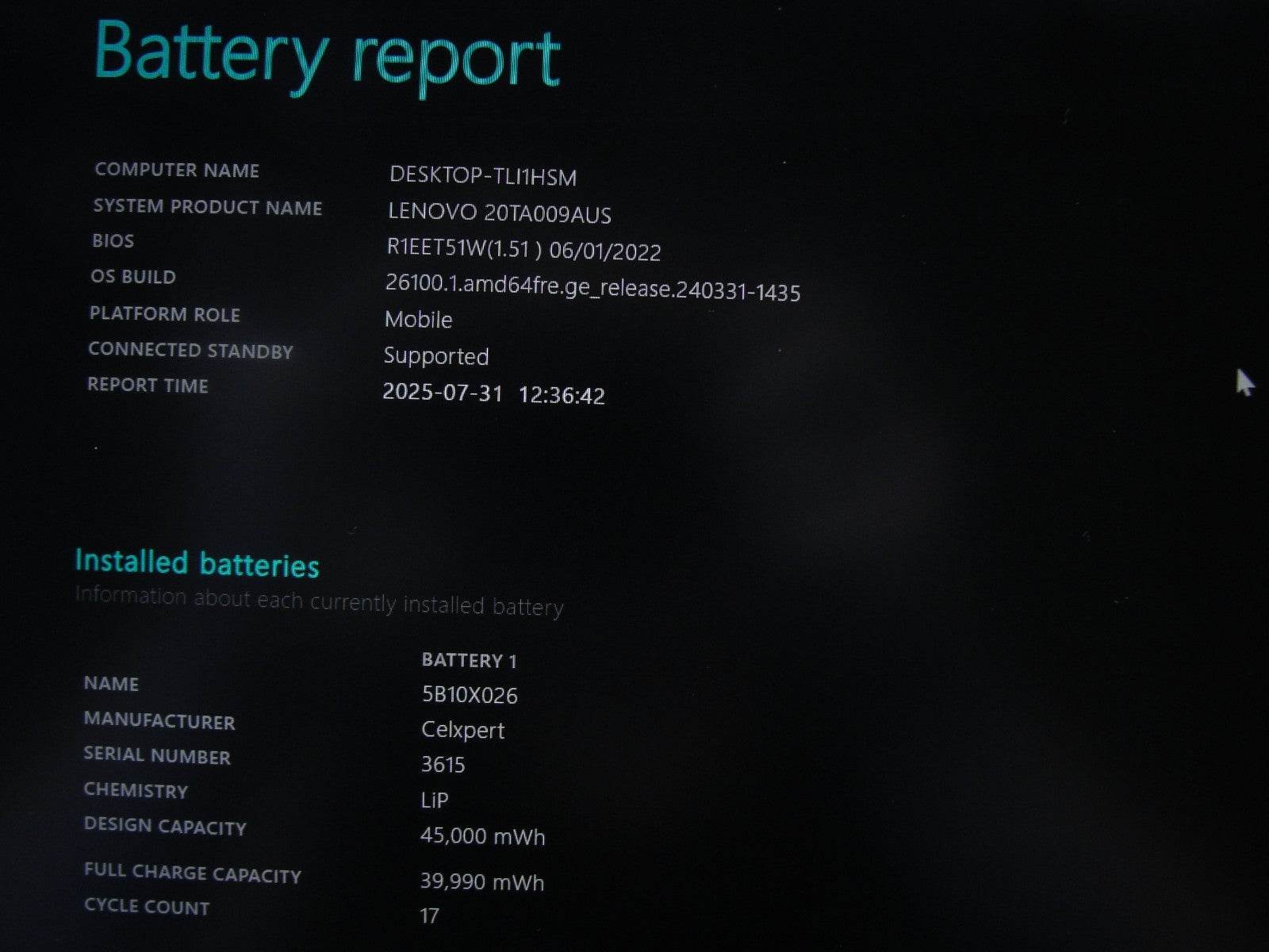 Lenovo ThinkPad E14 Gen2 14”FHD Intel Core i5-1135G7 2.4GHz 8GB SSD Reset 256GB - Tested Computer Laptop Parts