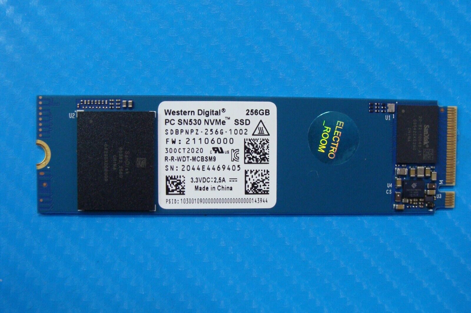 Asus F512DA WD 256GB NVMe M.2 SSD Solid State Drive SDBPNPZ-256G-1002