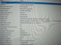 Lenovo ThinkPad T14s Gen1 14”FHD Intel Core i5-10210U 1.6GHz 8GB SSD Reset 512Gb - Tested Computer Laptop Parts