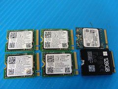 Lot of 6x 128GB NVMe M.2 2230 30mm PCIe SSD Solid State Drive Mix Brand - Tested Computer Laptop Parts
