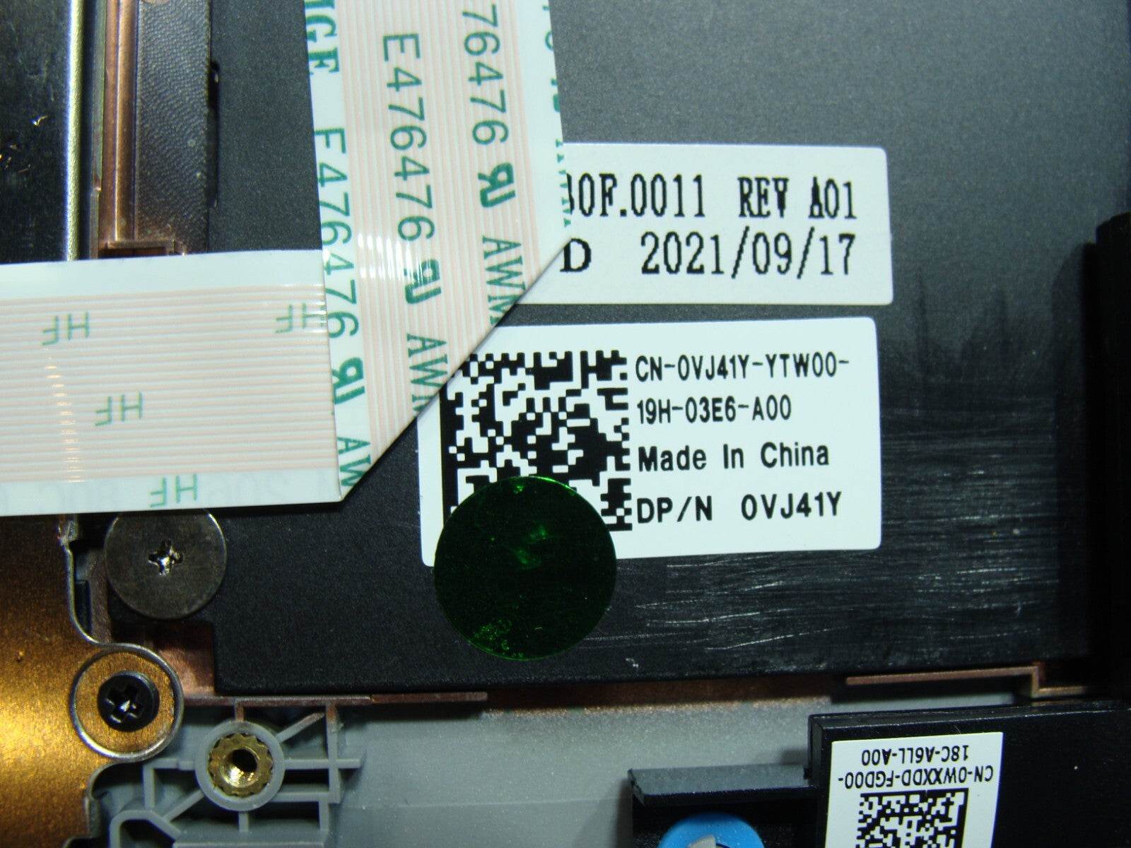 Dell Latitude 13.3” 5320 Palmrest w/TouchPad Backlit Keyboard & Speakers VJ41Y - Tested Computer Laptop Parts