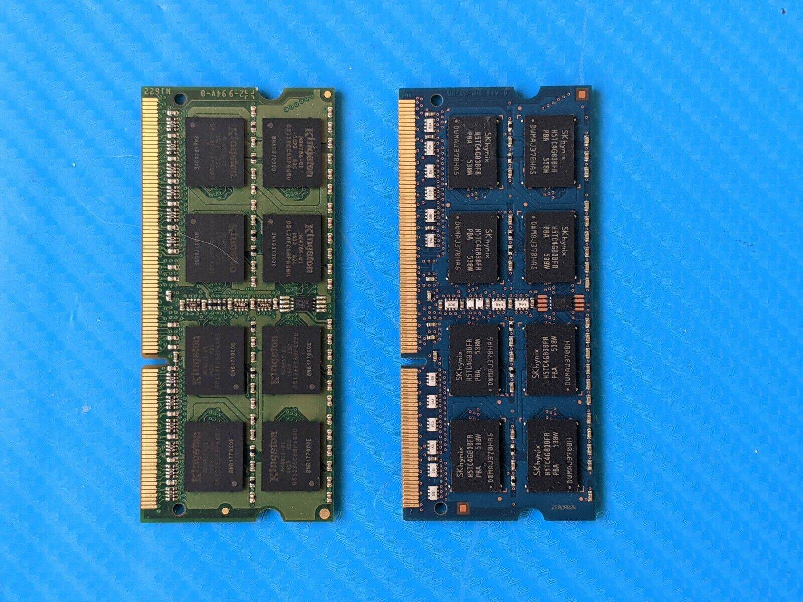 Dell 15 7559 Kingston & SK hynix 16GB 2x8GB DDR3L Memory RAM KVR16LS11/8 - Tested Computer Laptop Parts
