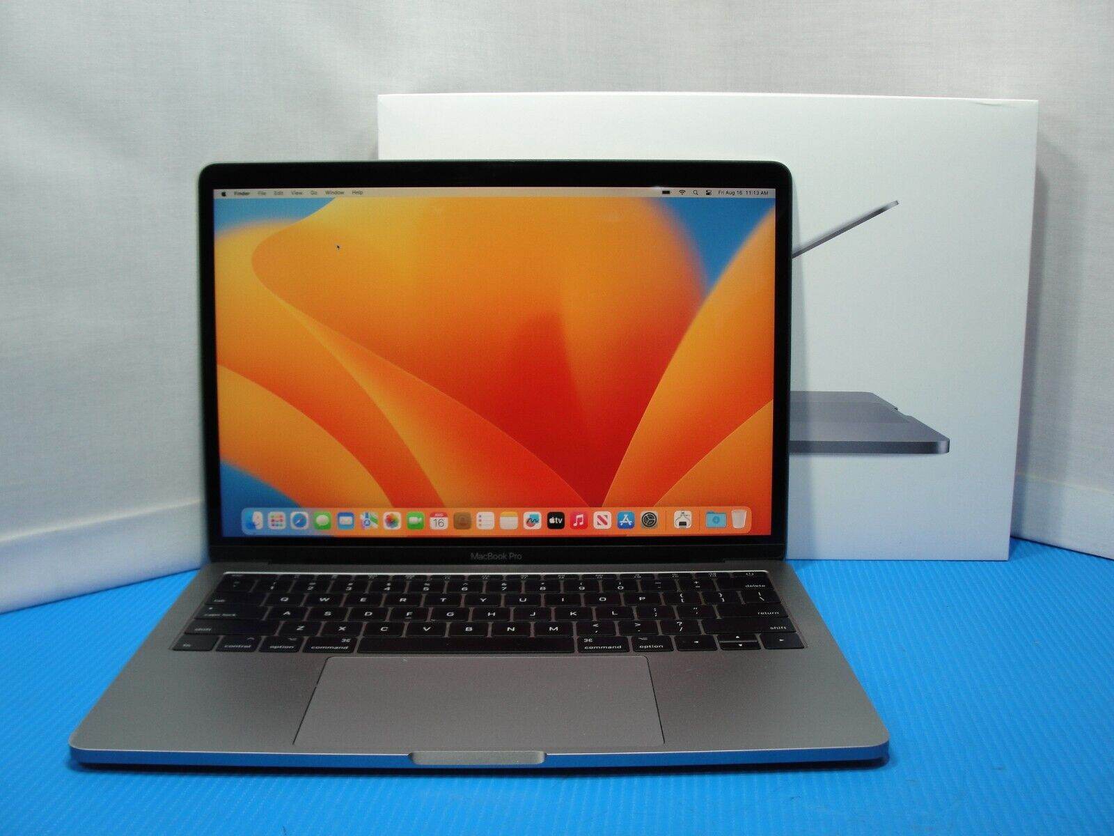 Apple MacBook Pro 13 Mid-2017 A1708 Core i5-7360U 8GB RAM 256GB SSD 96 cycle! - Tested Computer Laptop Parts