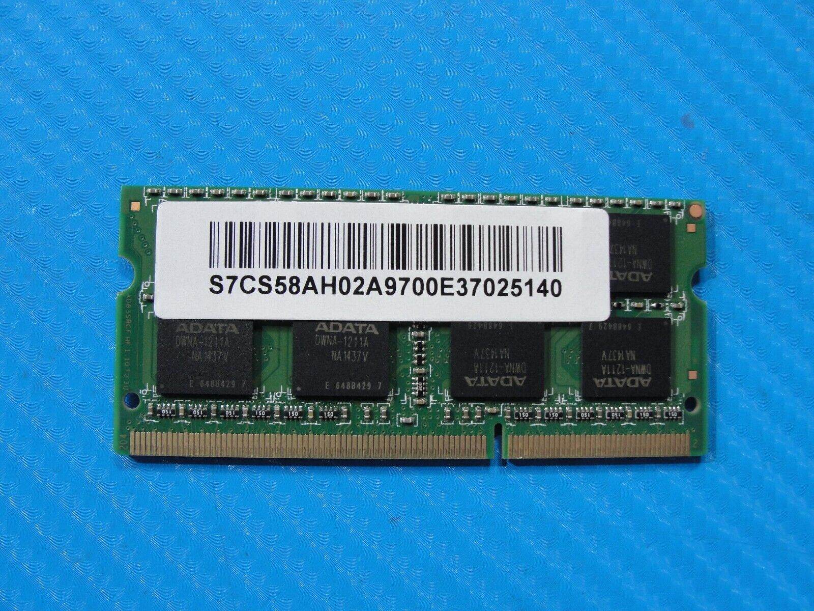 MSI GS70 Adata 8GB 2RX8 PC3L-12800S Memory RAM AM1L16BC8R2-B1QS - Tested Computer Laptop Parts