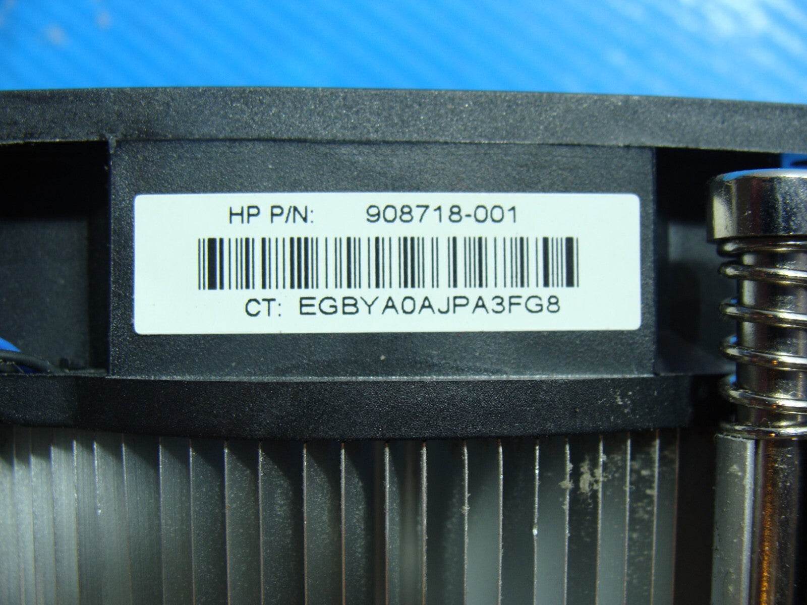 HP Elitedesk 800 G3 Genuine Desktop CPU Cooling Fan w/Heatsink 908718-001 - Tested Computer Laptop Parts