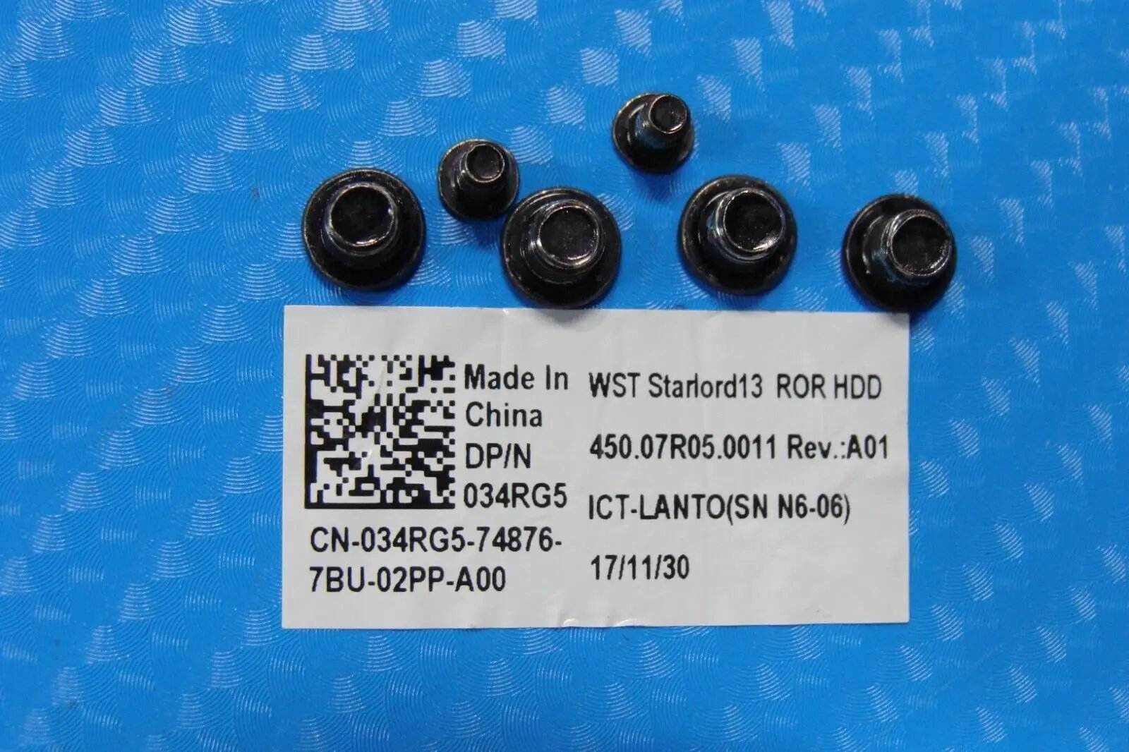 Dell Inspiron 13.3” 5379 HDD Hard Drive Caddy w/Connector & Screws MP89Y 34RG5 - Tested Computer Laptop Parts