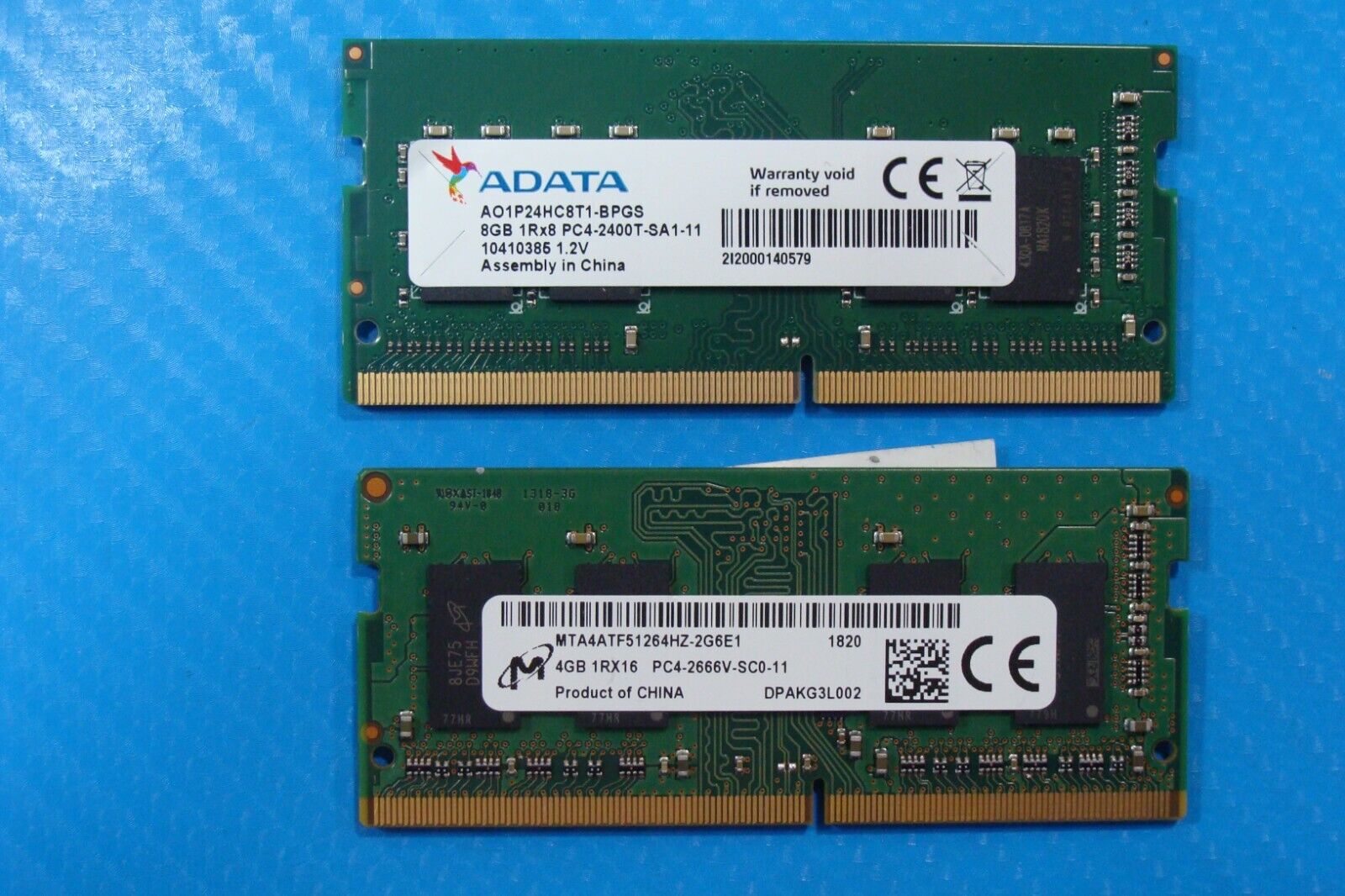 HP 17m-bw0013dx Micron+ADATA 12GB (4GB+8GB) Memory RAM SO-DIMM AO1P24HC8T1-BPGS
