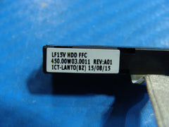 Lenovo Edge 15.6" 15 80K9 HDD Hard Drive Caddy w/Connector Screws 450.00W03.0011