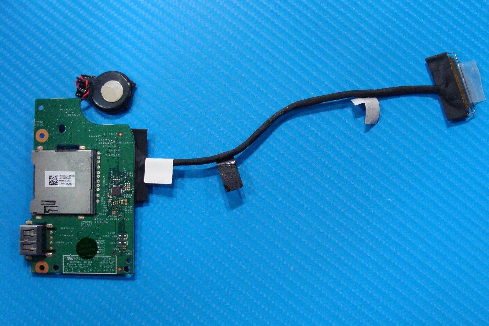 Dell Inspiron 15.6” 15 5579 2n1 USB Card Reader Board w/Cable 3GX53 3WVWP 3F2F4 - Tested Computer Laptop Parts
