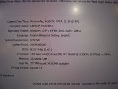 Lenovo ThinkPad X1 Carbon 9th Gen 14"WUXGA i7-1165G7 2.8GHz 32GB 1TB SSD WRTY