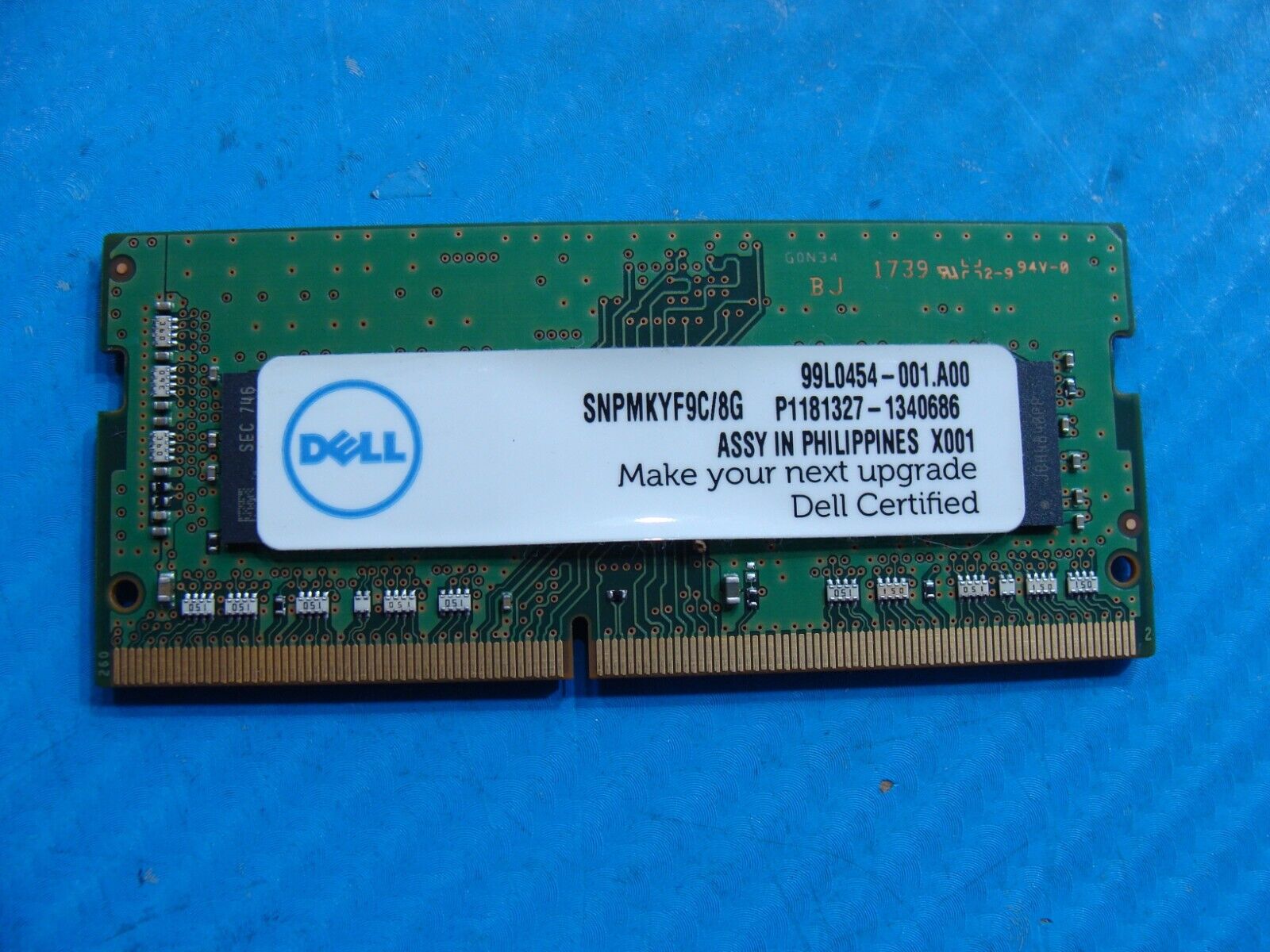 Dell 5580 Samsung 8GB 1Rx8 PC4-2400T Memory RAM SO-DIMM M471A1K43CB1-CRC