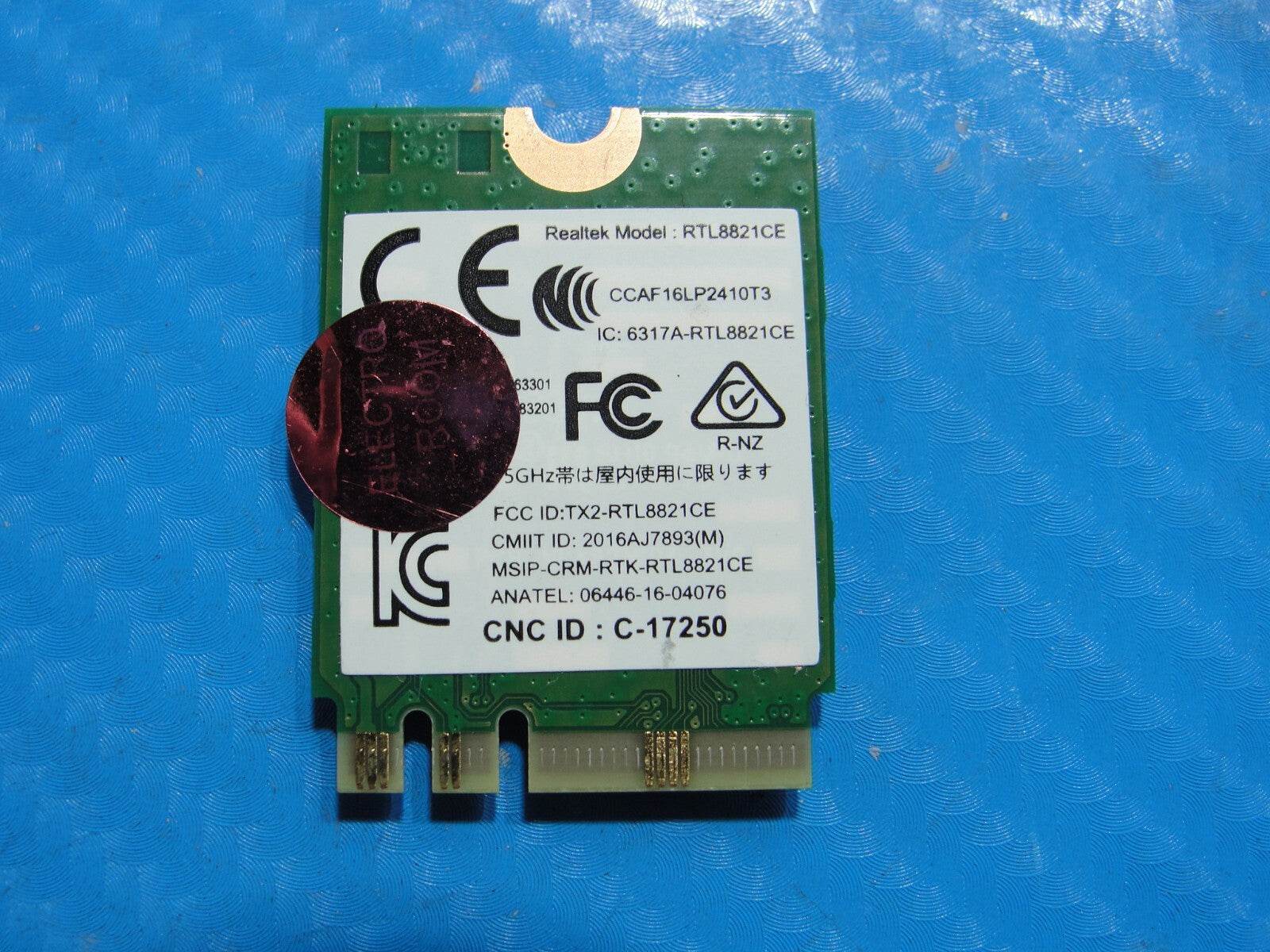 Dell Inspiron 15.6” 15 3511 Genuine Laptop Wireless WiFi Card RTL8821CE N33GX - Tested Computer Laptop Parts