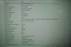 Dell Latitude 14 5420 FHD Intel Core i7 11th Gen 2.8GHz 16GB 512GB SSD Win 11PRO - Tested Computer Laptop Parts