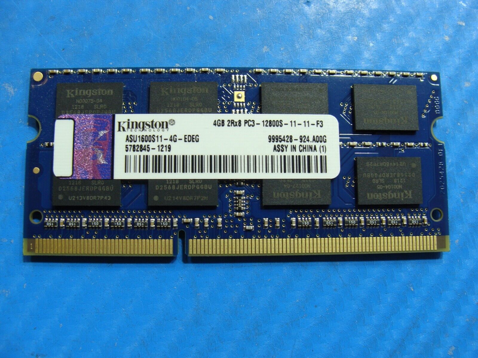 Asus A55A Kingston 4GB PC3-12800S Memory RAM SO-DIMM ASU1600S11-4G-EDEG