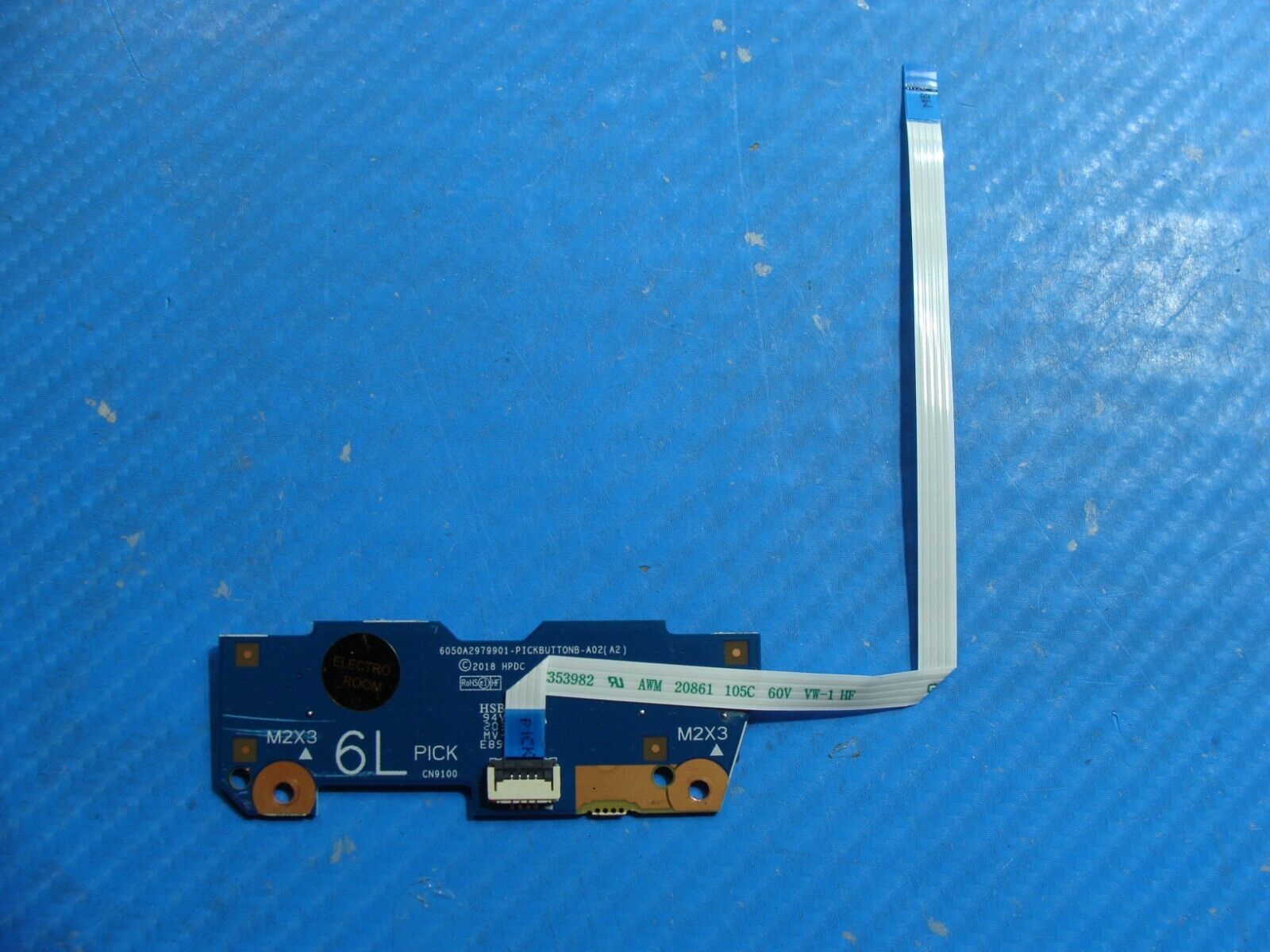 HP 17.3” 17-by3635cl OEM Laptop Mouse TouchPad Button Board w/Cable 60502979901