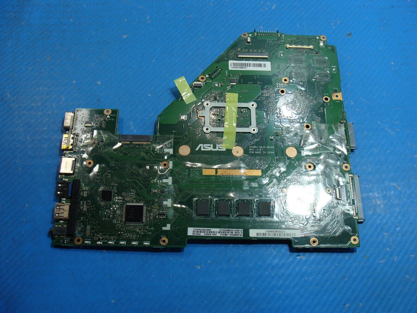 Asus 15.6” X550CA-SI50304V i5-3337U 1.8Ghz 4GB Motherboard 60NB00U0-MBG010 AS IS