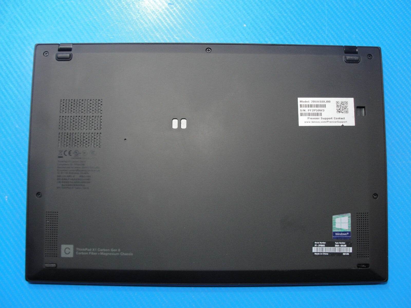 Lenovo ThinkPad X1 Carbon Gen 8 14” FHD Core i7-10510U 1.8GHz 16GB SSD 512GB - Tested Computer Laptop Parts
