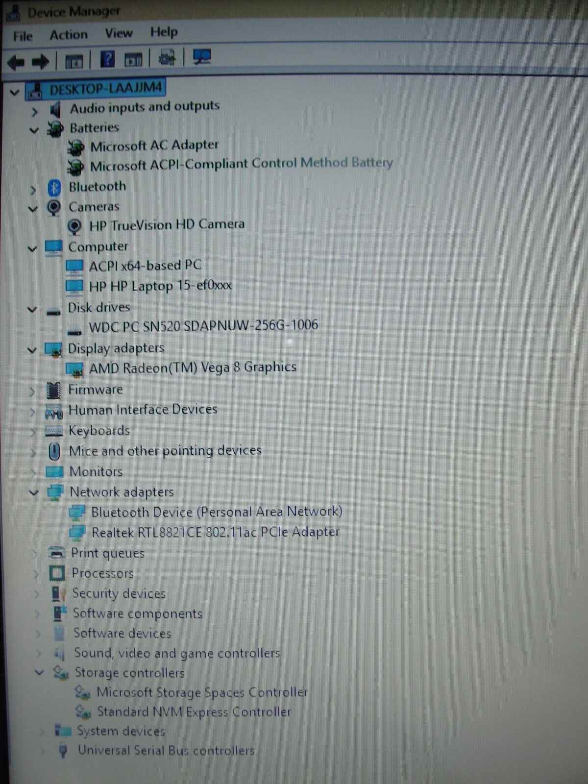 HP 15-ef0023dx 15.6”HD TOUCH AMD Ryzen 5 3500U 2.1GHz 12GB 256GB SSD+Charger - Tested Computer Laptop Parts