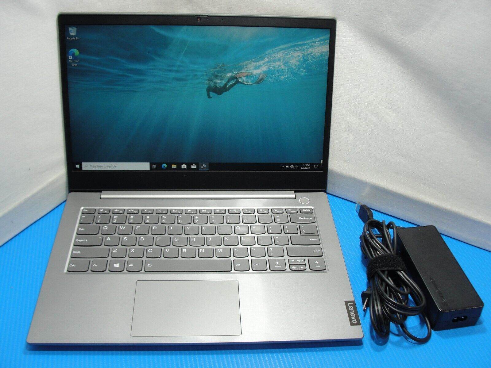Lenovo ThinkBook 14-IML 14” FHD Intel Core i5-10210U 1.6GHz 8GB SSD Reset 256GB - Tested Computer Laptop Parts