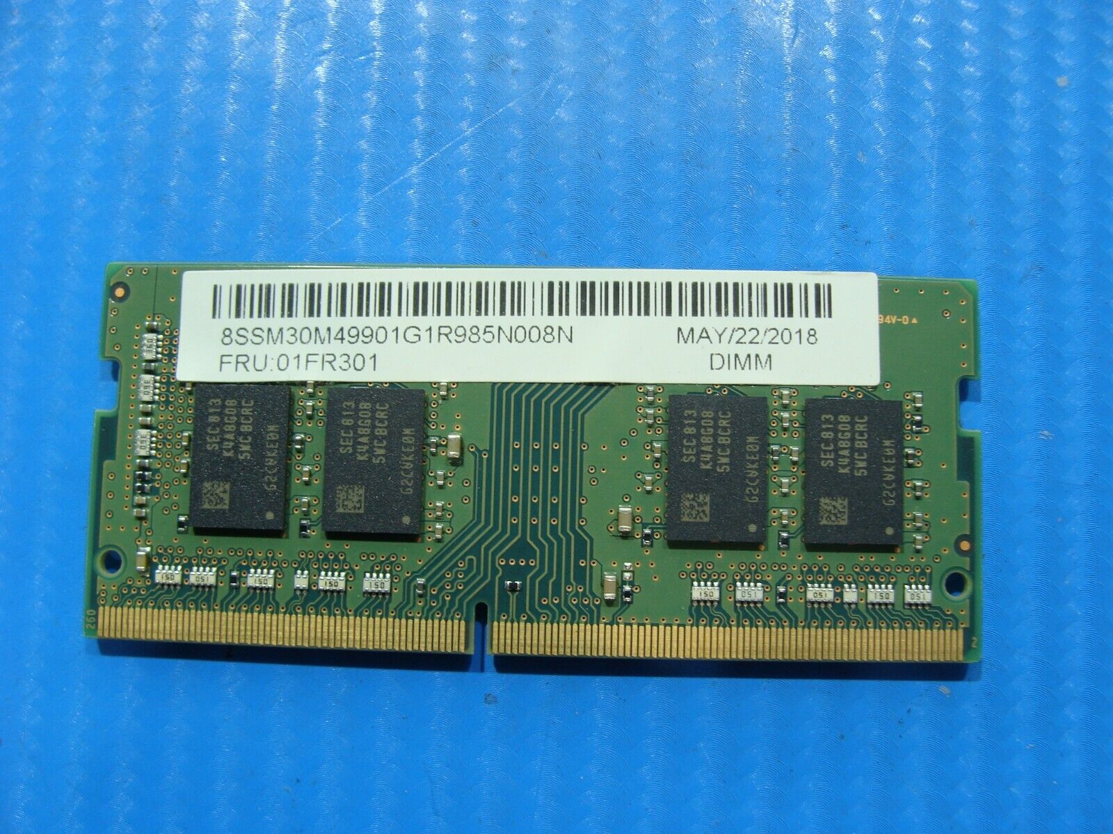 Lenovo T570 Samsung 8GB 1Rx8 PC4-2400T Memory RAM SO-DIMM M471A1K43CB1-CRC