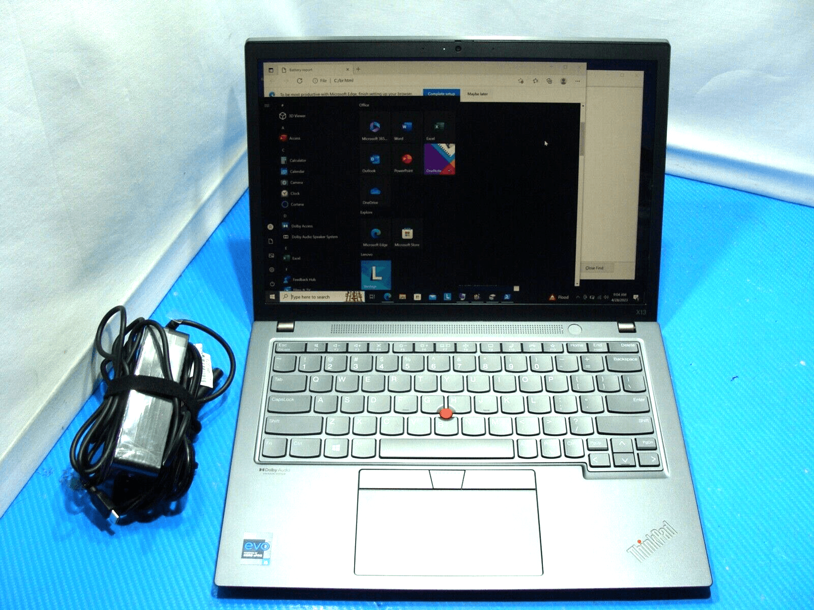 Lenovo ThinkPad X13 Gen 2 i5-1145G7 256GB SSD 99% Battery + OEM Adapter - Tested Computer Laptop Parts