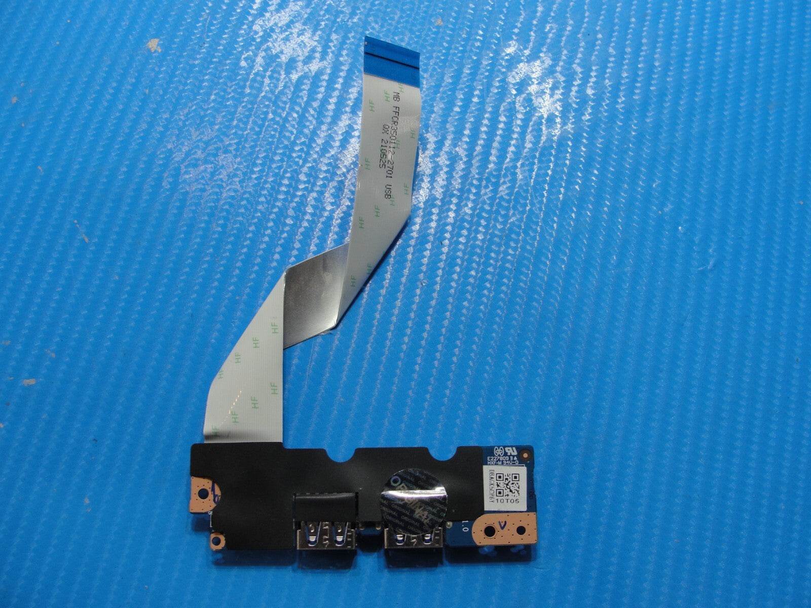 Eluktronics 17.3” Max 17 Genuine Laptop Dual USB Port Board w/Cable DBAGK5CP6Y - Tested Computer Laptop Parts