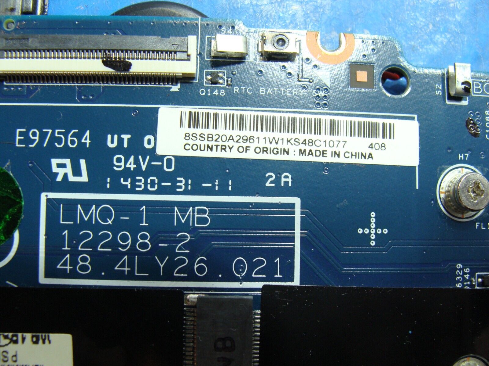 Lenovo ThinkPad 14” X1 Carbon 2nd Gen i7-4600U 2.1GHz 8GB Motherboard 00HN769