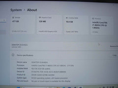 Dell Latitude 5400 14”FHD Intel Core i7-8665U 1.9GHz 16GB 512GB SSD +Charger - Tested Computer Laptop Parts