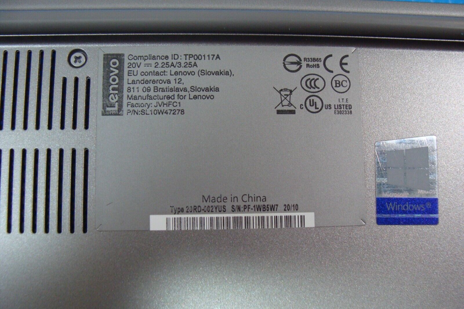 Lenovo ThinkPad E15 15.6