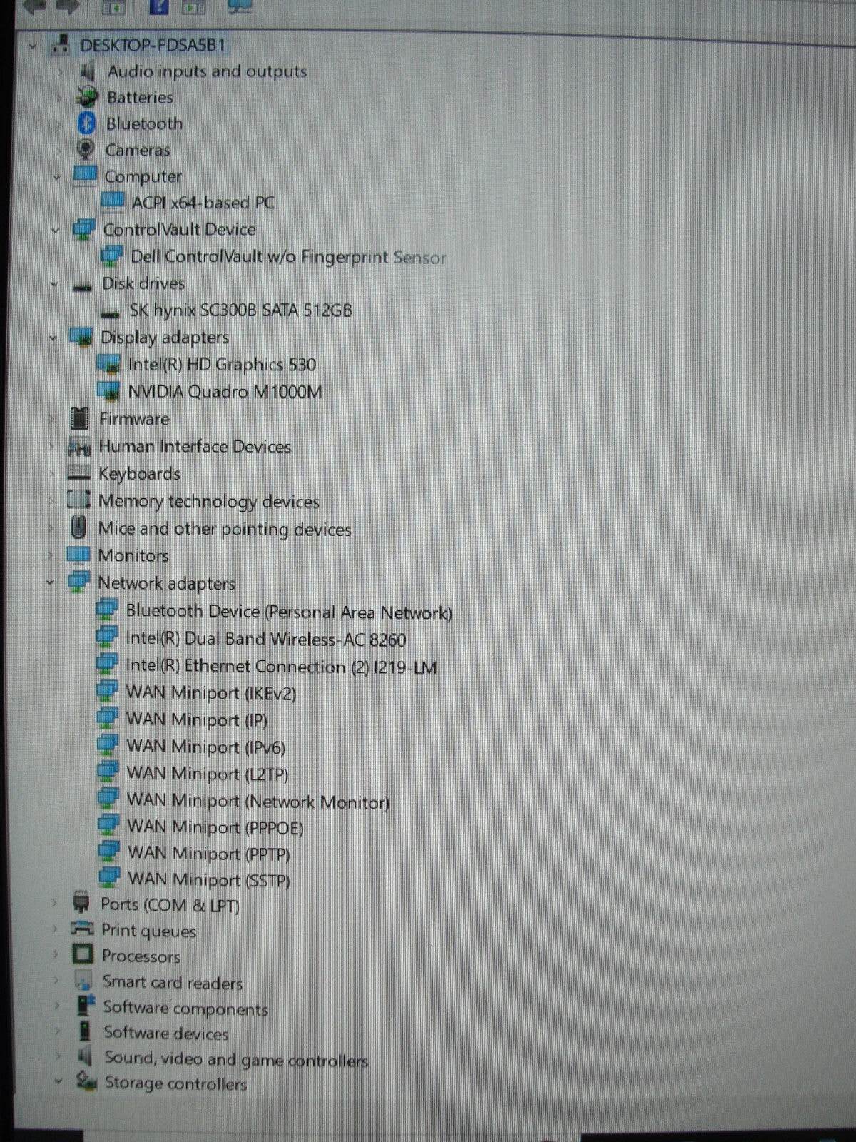 Dell Precision 7510 15.6” FHD i7-6920HQ 2.9GHz 16GB 512GB SSD NV M1000M 2GB - Tested Computer Laptop Parts