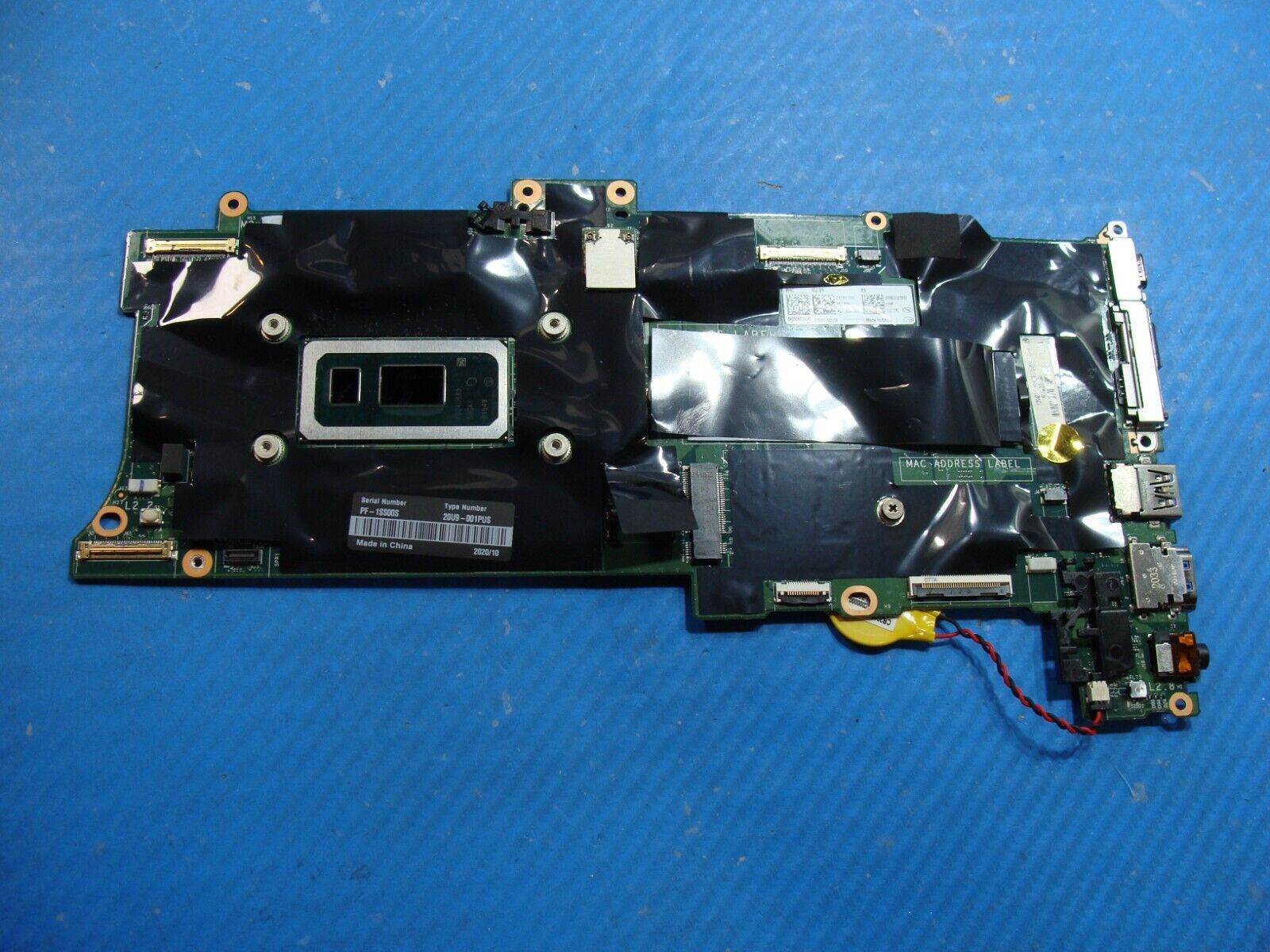 Lenovo ThinkPad X1 Carbon 8th Gen i5-10210U 1.6GHz 16GB Motherboard 5B20Z25523 - Tested Computer Laptop Parts