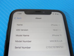 Apple iPhone 11 A2111 Unlocked 64GB Black /Dual SIM -eSIM /GOOD - Tested Computer Laptop Parts