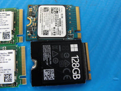 Lot of 6x 128GB NVMe M.2 2230 30mm PCIe SSD Solid State Drive Mix Brand - Tested Computer Laptop Parts