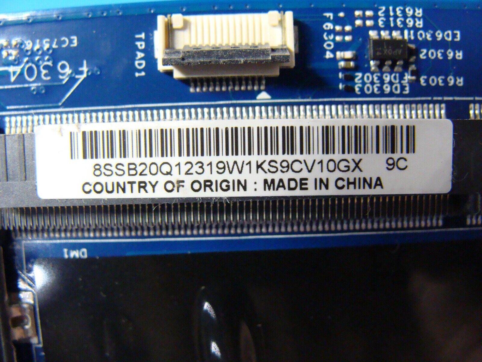 Lenovo ThinkPad T580 15 i7-8550U 1.8 Motherboard 448.0CW06.0011 17812-1 LOOSE DC - Tested Computer Laptop Parts