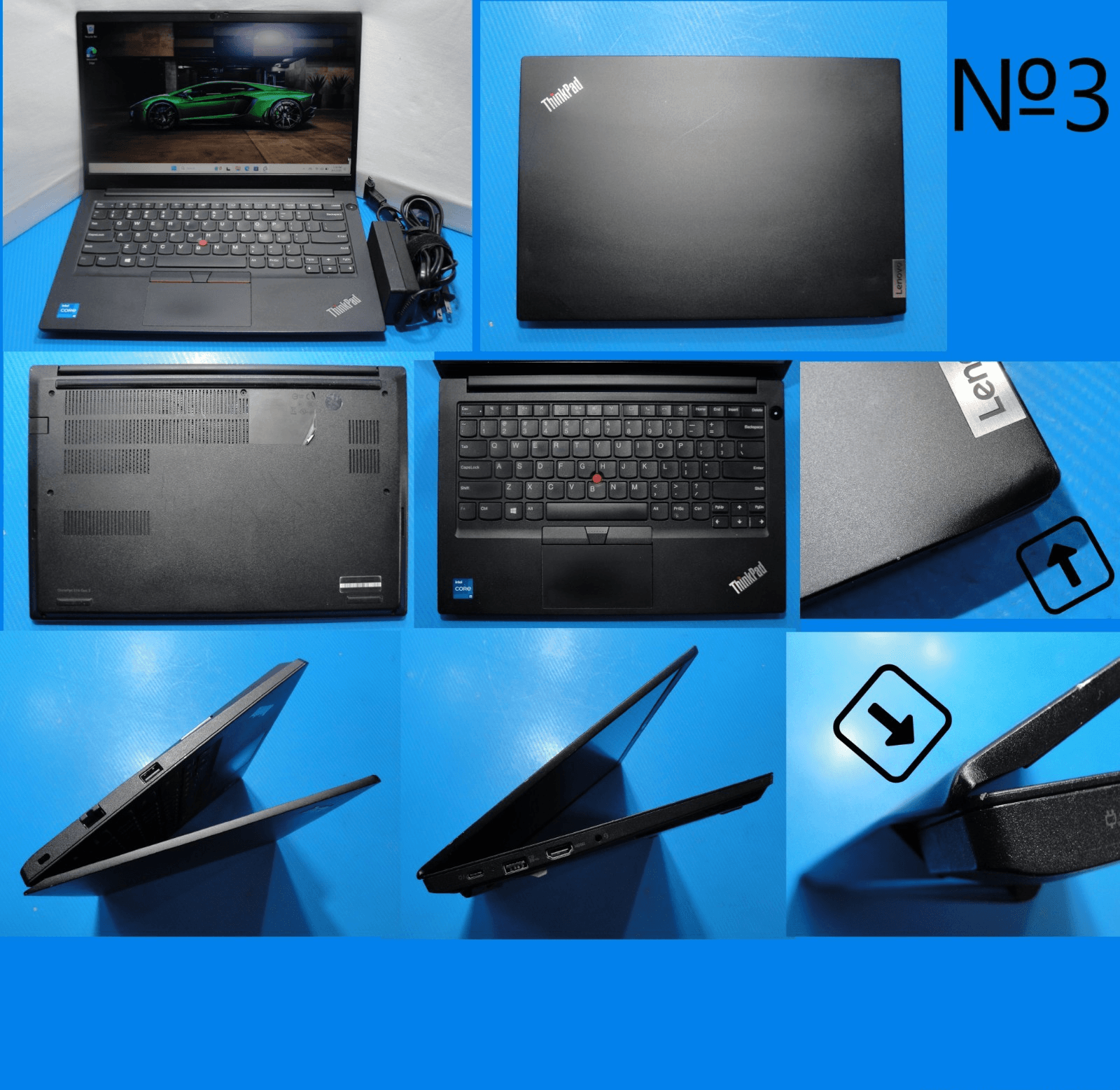 Lenovo ThinkPad E14 Gen 2 14”FHD Intel Core i5-1135G7 2.4GHz 16GB SSD Reset512GB - Tested Computer Laptop Parts