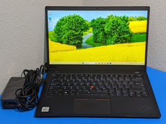 Lenovo ThinkPad X1 Carbon Gen 7 14"FHD i5-10210U 1.6GHz 16GB RAM 512GB SSD +PwAd