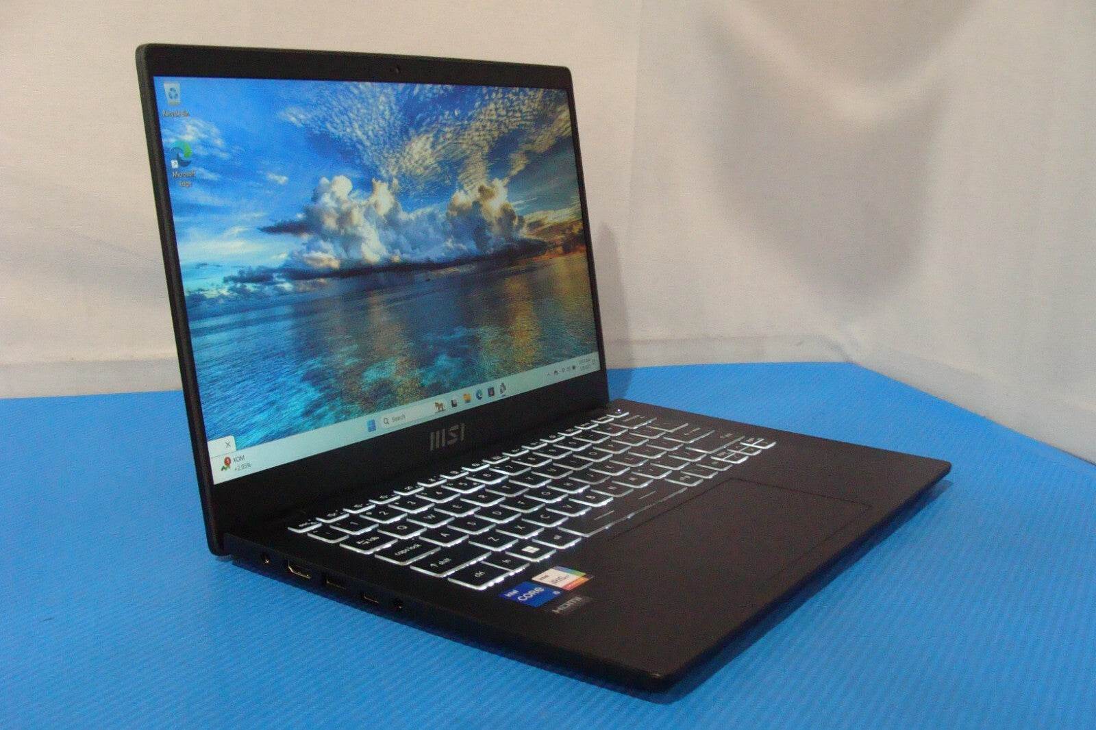 MSI Modern 14 C12M 14''FHD core i5-1235U 2.5GHz 8GB 512GB 95% Battery +Charger - Tested Computer Laptop Parts