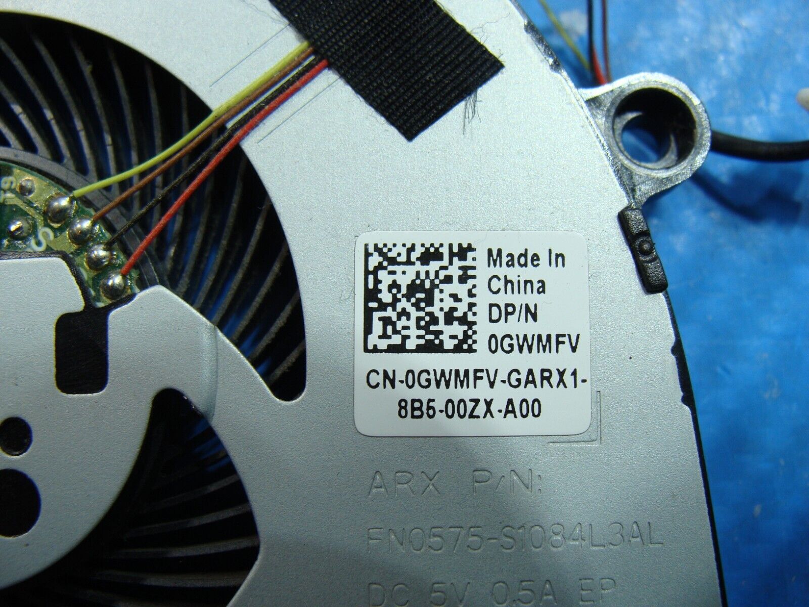 Dell G3 15.6” 3579 Genuine Laptop CPU Cooling Fans GWMFV TJHF2