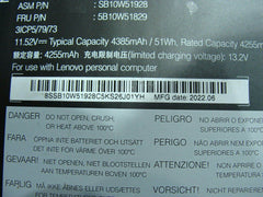 Lenovo ThinkPad T14 Gen 2 14 Battery 11.52V 51Wh 4255mAh L18C3P71 5B10W51829 89% - Tested Computer Laptop Parts