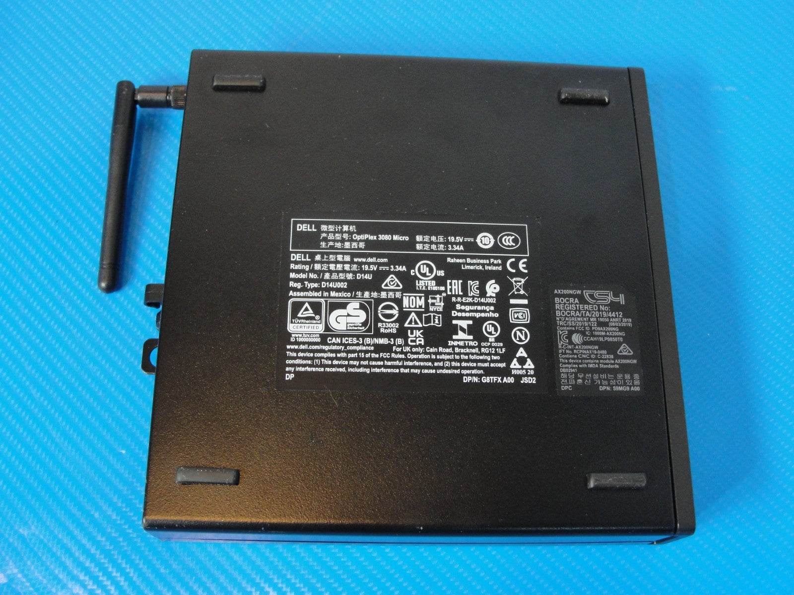 Dell OptiPlex 3080 MFF Mini PC Desktop i5-10500T 2.3GHZ 8GB 256GB NVME Win11P - Tested Computer Laptop Parts