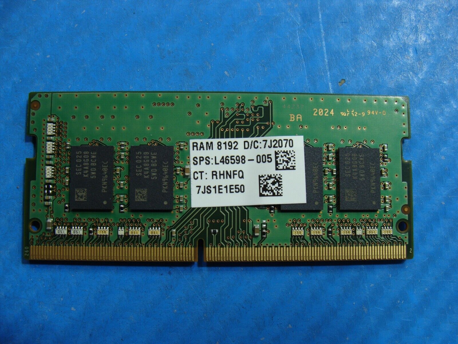 HP 15m-ed0013dx Samsung 8GB 1Rx8 PC4-3200AA Memory RAM SO-DIMM M471A1K43DB1-CWE