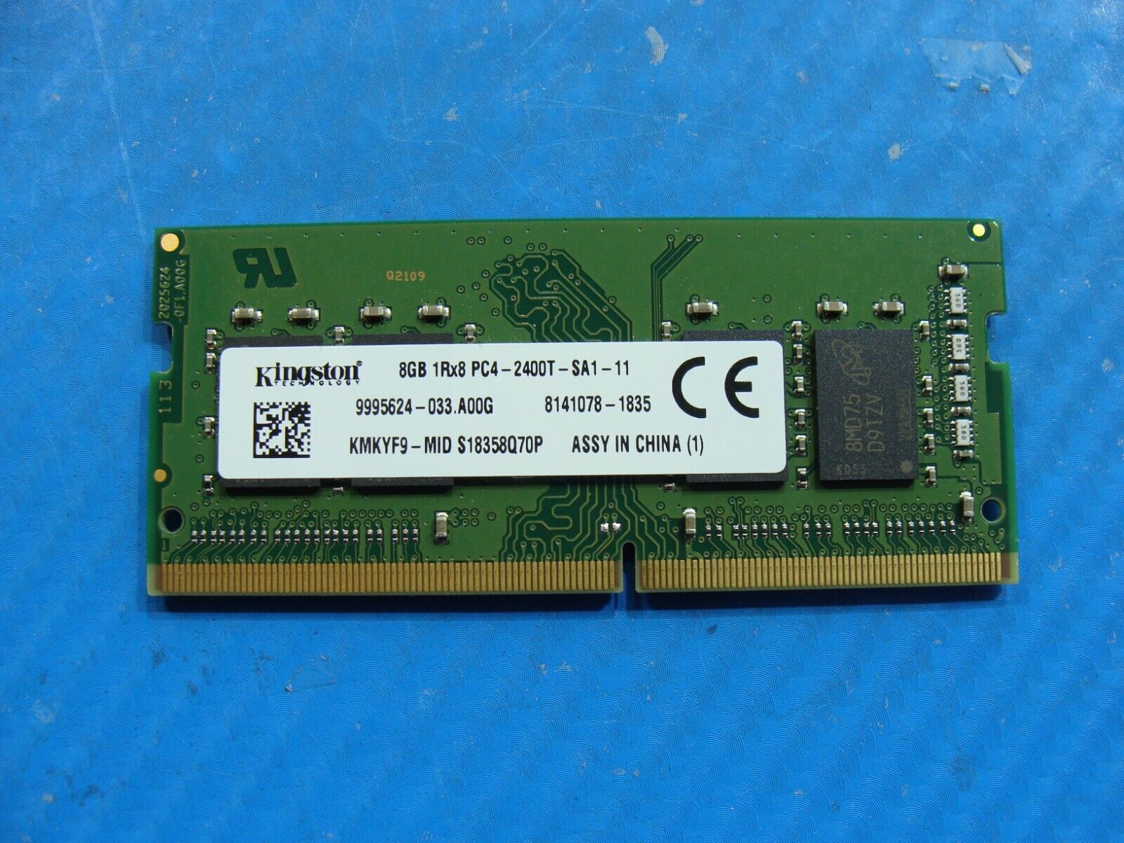 Dell 5590 Kingston 8GB 1Rx8 PC4-2400T Memory RAM SO-DIMM KMKYF9-MID