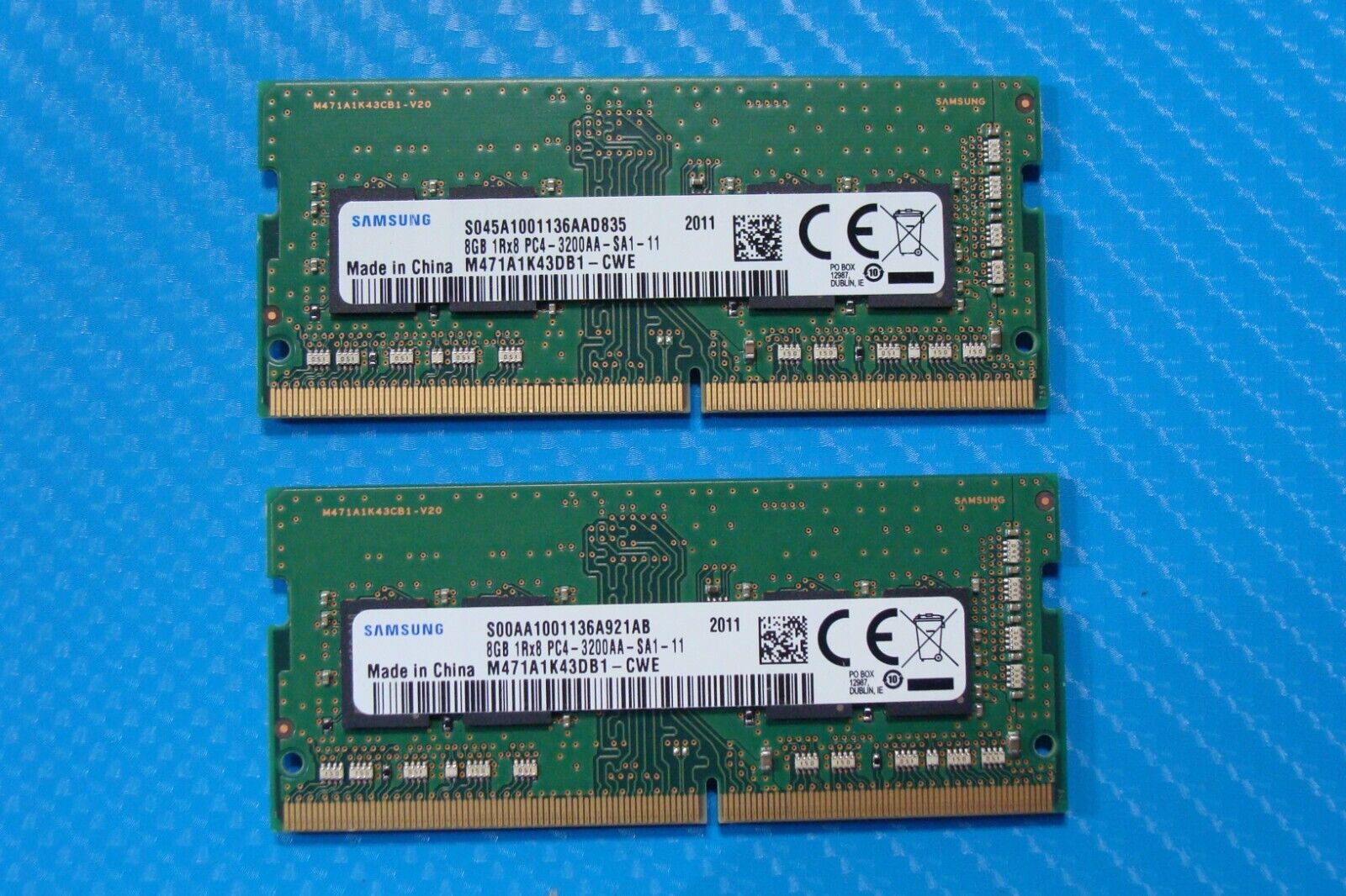 Acer PH315-53-72XD Samsung 16GB (2x8GB) Memory RAM SO-DIMM M471A1K43DB1-CWE