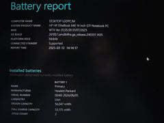 Warranty HP EliteBook 640 G11 14”WUXGA Core Ultra 5 135U 1.6GHz 16GB SSD 256 - Tested Computer Laptop Parts