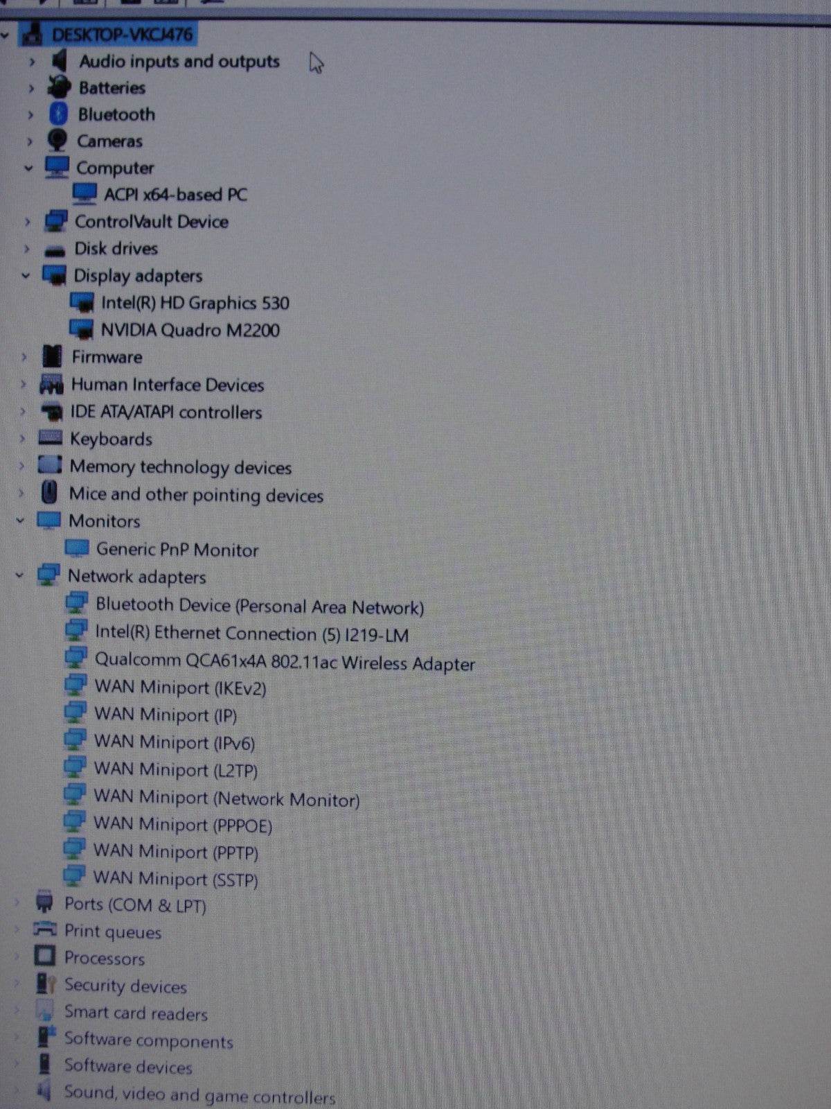 Dell Precision 7520 15.6”FHD i7 6th 2.7GHz 32GB SSD Reset 512GB NV Quadro M2200 - Tested Computer Laptop Parts