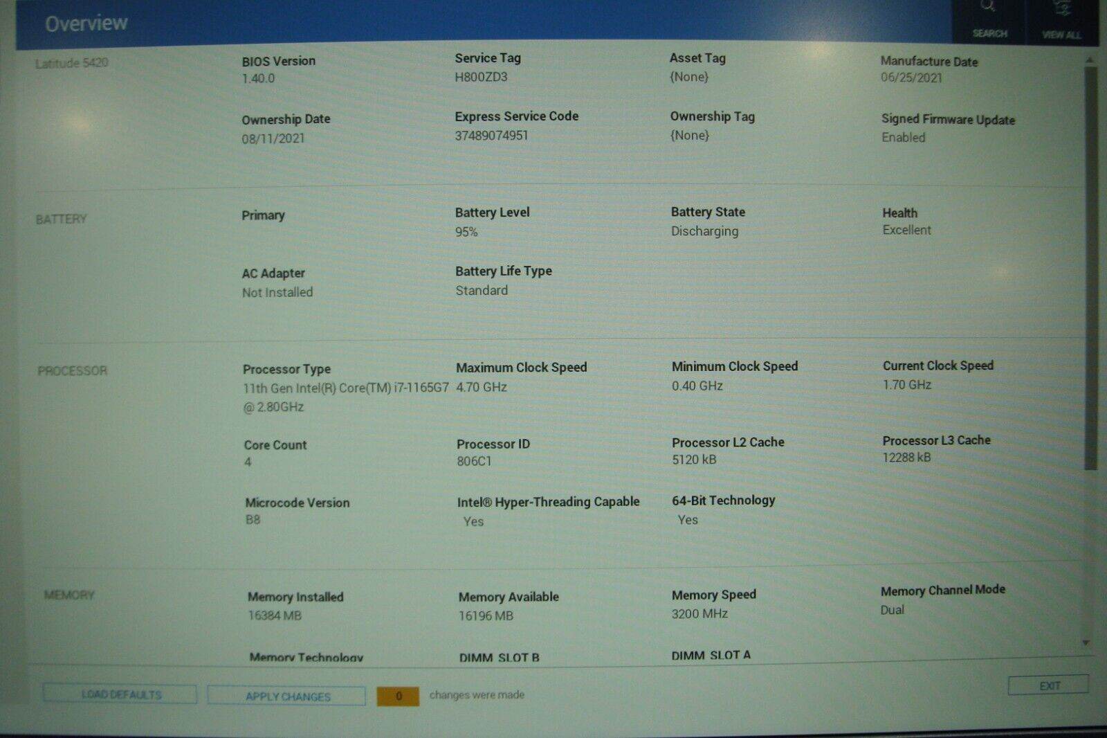 Dell Latitude 14 5420 FHD Intel Core i7 11th Gen 2.8GHz 16GB 512GB SSD Win 11PRO - Tested Computer Laptop Parts