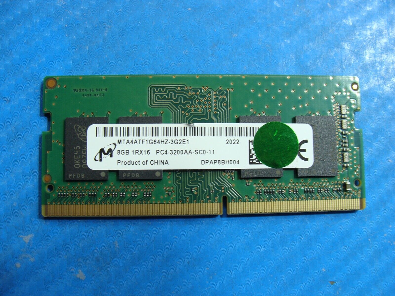 HP 14-dq1043cl Micron 8GB 1Rx16 PC4-3200AA Memory RAM MTA4ATF1G64HZ-3G2E1
