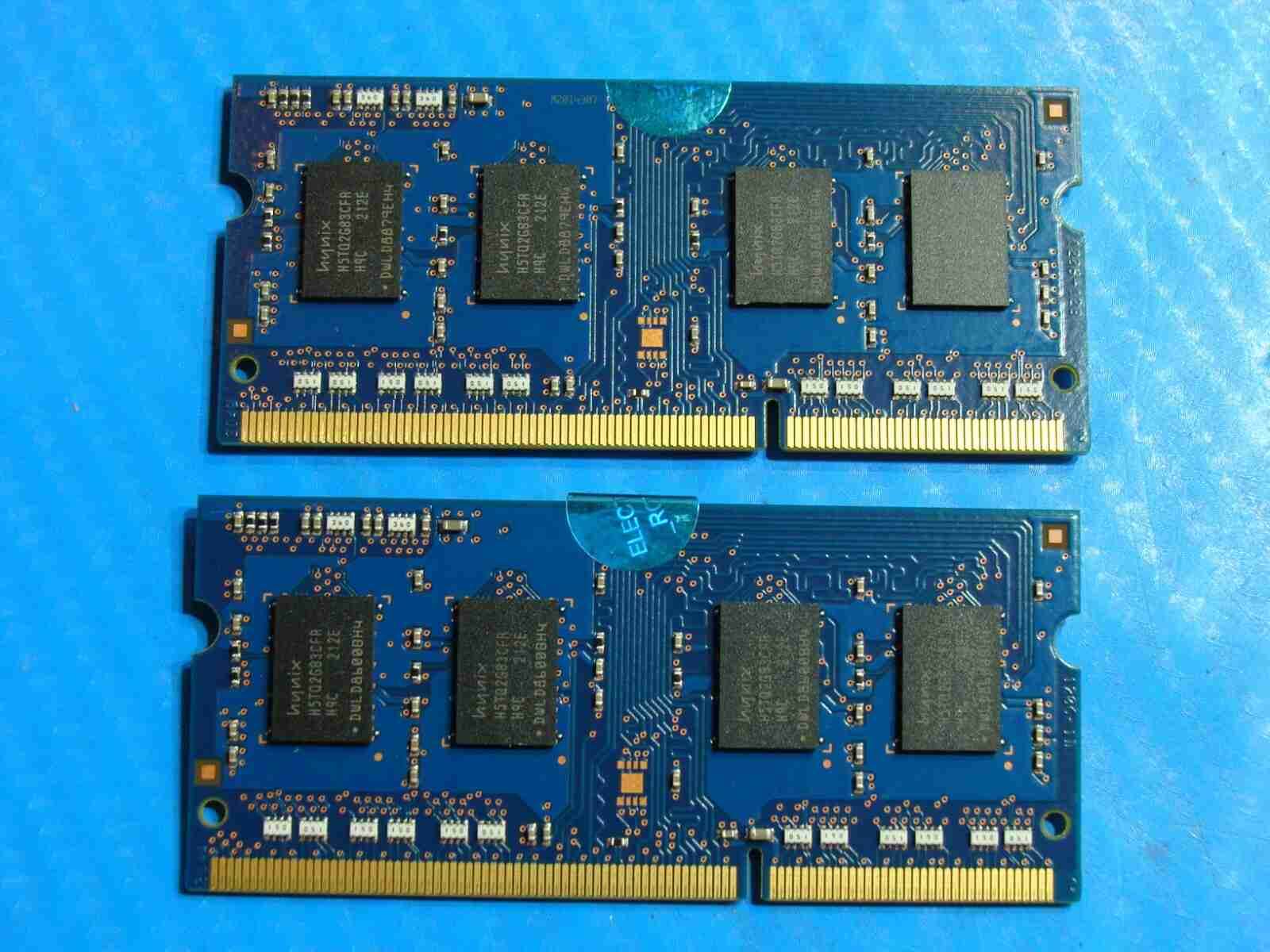 MacBook Pro A1278 Hynix 4GB 2x2GB PC3-10600S SO-DIMM Memory RAM HMT325S6CFR8C-H9 - Tested Computer Laptop Parts